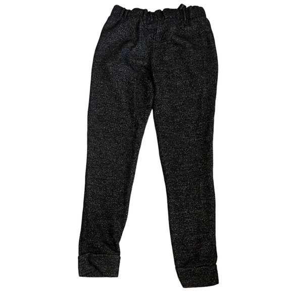 Cat & Jack Two Pair Dressier Sweatpants Black & Gold 7/8 - Picture 4 of 9
